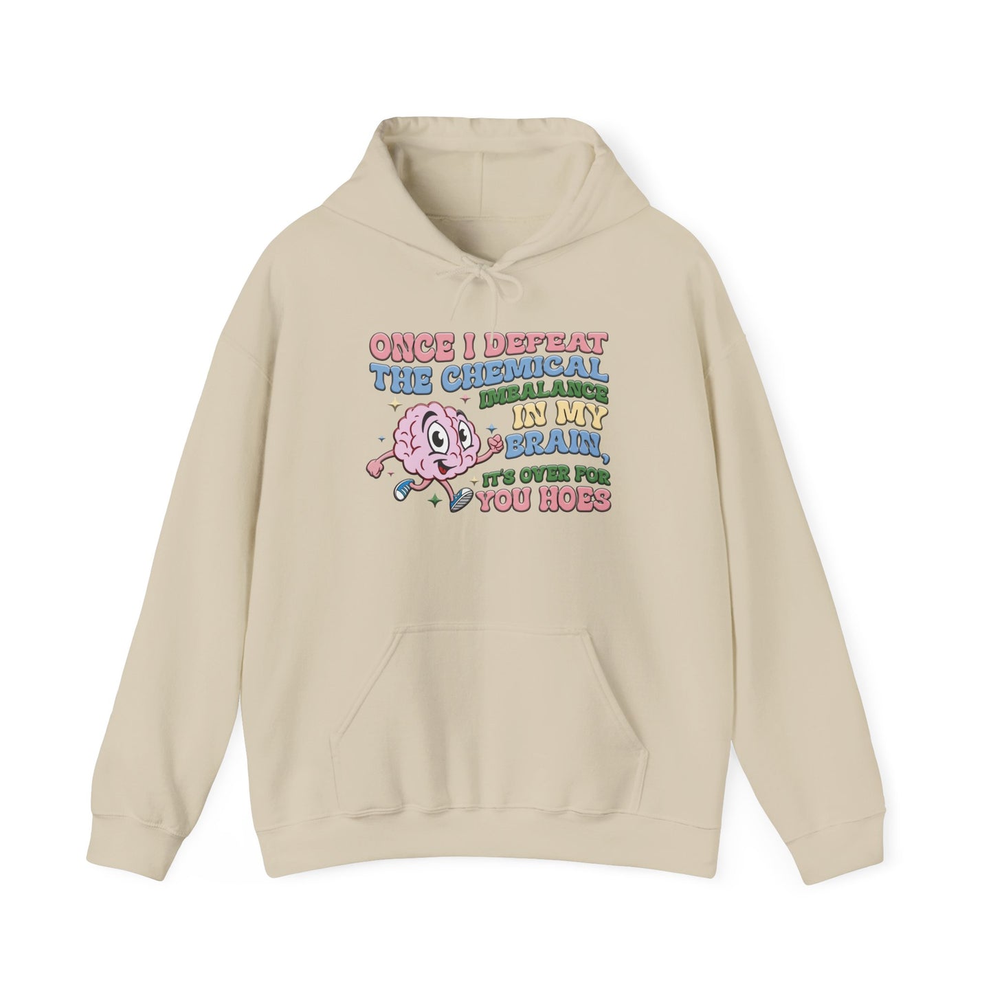 Hooded Sweatshirt - It's Over For You Hoes