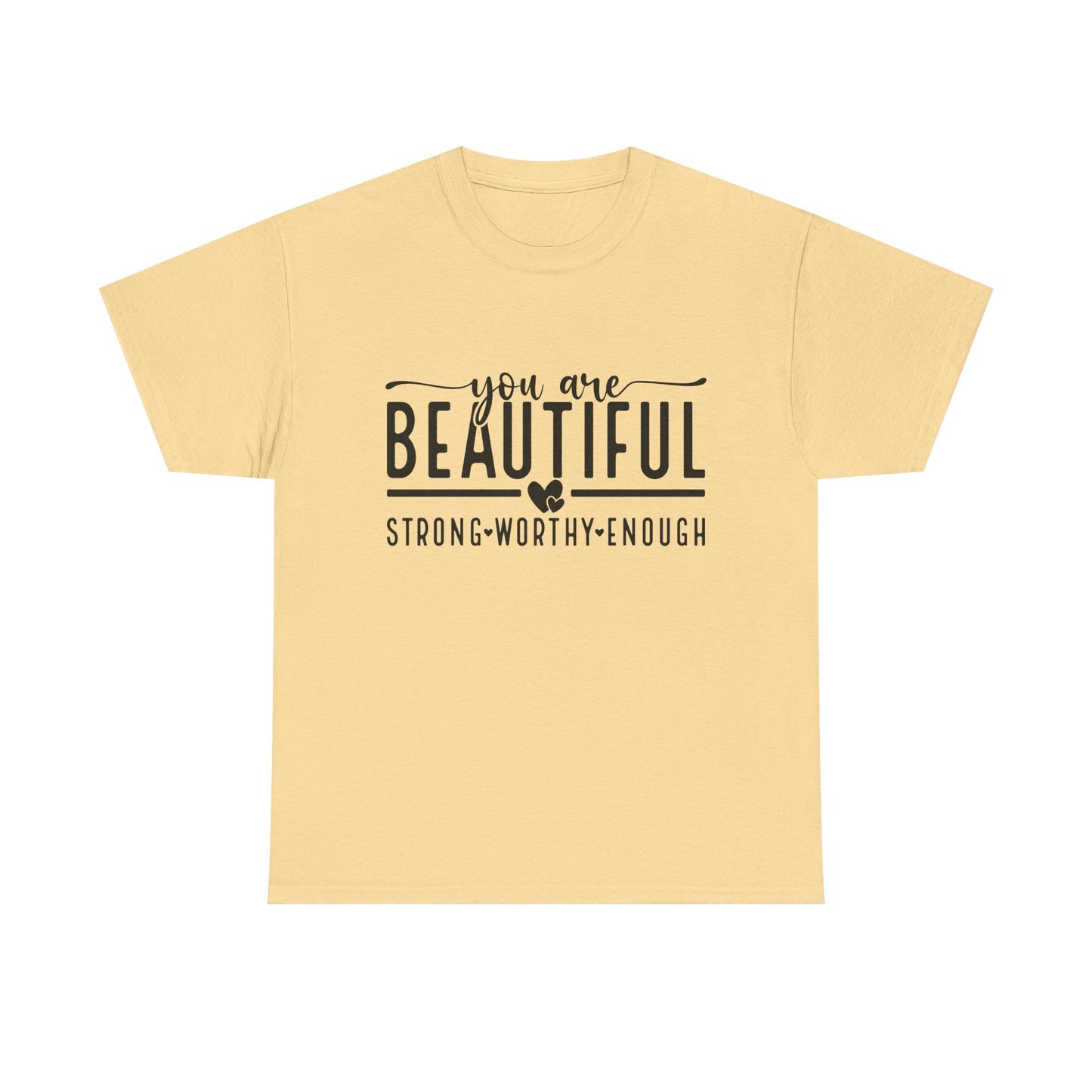 T-Shirt You Are Beautiful Mental Health Unisex Tee