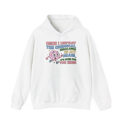 Hooded Sweatshirt - It's Over For You Hoes